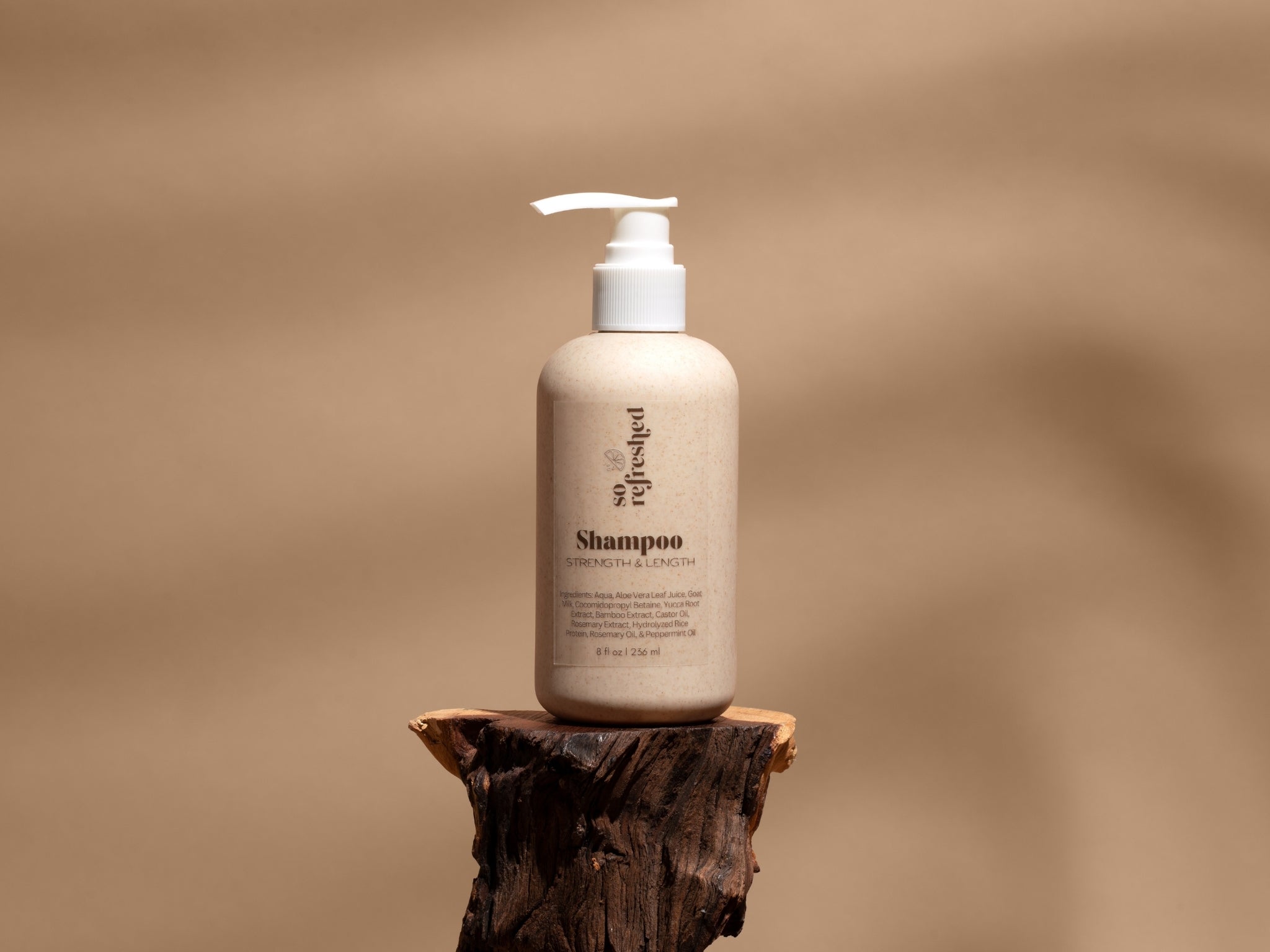 Strength & Length Shampoo – Rosemary + Peppermint