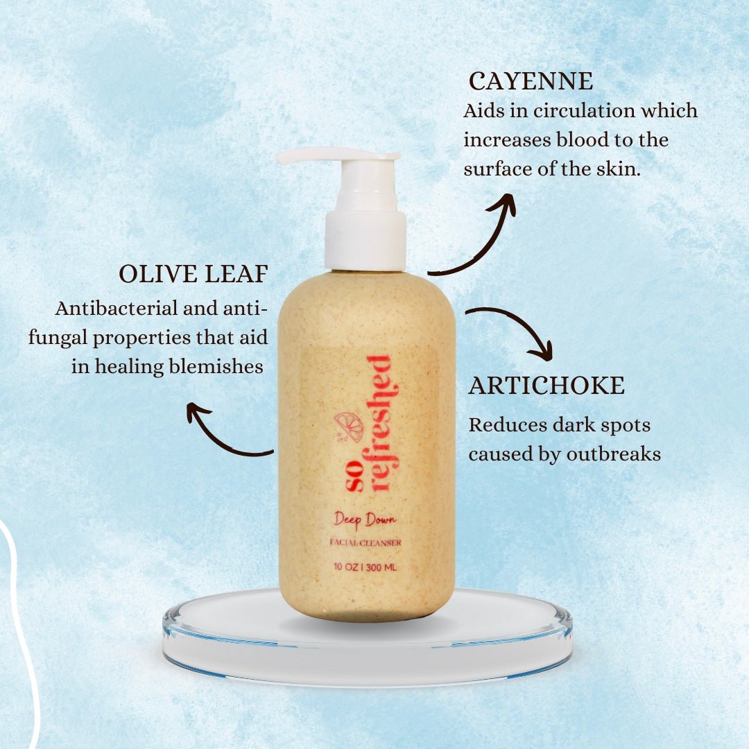 Deep Down Acne Facial Cleanser - So Refreshed Company ™